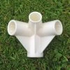 Gazebo Spare Parts Ltd Roof Corner Connector - 4-Way - 24mm- 26mm- 33mm Diameters 1 Gazebo Spare Parts Ltd Roof Corner Connector - 4-Way - 24mm- 26mm- 33mm Diameters