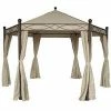 Gazebo Spare Parts Ltd Patio Gazebo Parts Canopy For 4m Hexagonal Patio Gazebo - Single Tier 2 Gazebo Spare Parts Ltd Patio Gazebo Parts Canopy For 4m Hexagonal Patio Gazebo - Single Tier