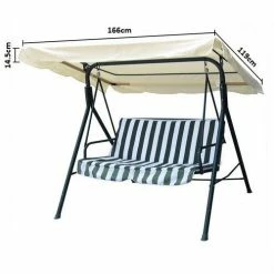 Gazebo Spare Parts Ltd Canopy For Flat Swing Hammock - 166cm X 119cm