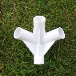 Gazebo Spare Parts Ltd Self Assembly Gazebo Parts Roof Corner Connector - 4-Way - 20mm- 23mm- 26mm Diameters