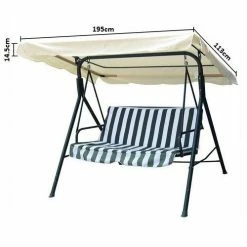 Gazebo Spare Parts Ltd Sale CLEARANCE - Canopy For Curved Swing Hammock - 195cm X 113cm