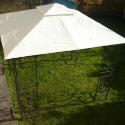 Gazebo Spare Parts Ltd Canopy For 3m X 3m Homebase Lucca Patio Gazebo - Two Tier Patio Gazebo Parts