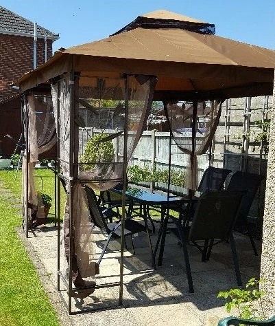 Gazebo Spare Parts Ltd Patio Gazebo Parts Canopy For 3m X 3m Patio Gazebo - Two Tier 4 Gazebo Spare Parts Ltd Patio Gazebo Parts Canopy For 3m X 3m Patio Gazebo - Two Tier