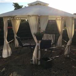 Gazebo Spare Parts Ltd Side Panel Set For 4m Hexagonal/Round Patio Gazebo - Set Of 6 - Universal