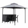 Gazebo Spare Parts Ltd Canopy For 2.45m X 2.45m Argos Home Bar Patio Gazebo - Two Tier Patio Gazebo Parts