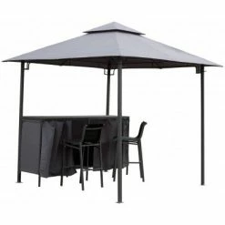 Gazebo Spare Parts Ltd Canopy For 2.45m X 2.45m Argos Home Bar Patio Gazebo - Two Tier Patio Gazebo Parts