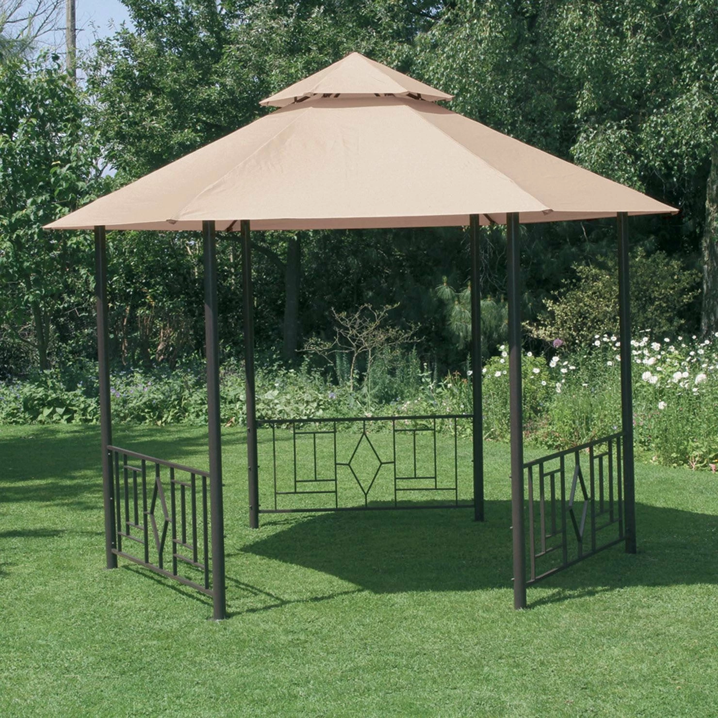 Gazebo Spare Parts Ltd CLEARANCE - Canopy For 3.5m Hexagonal Patio Gazebo - Two Tier Sale 5 Gazebo Spare Parts Ltd CLEARANCE - Canopy For 3.5m Hexagonal Patio Gazebo - Two Tier Sale
