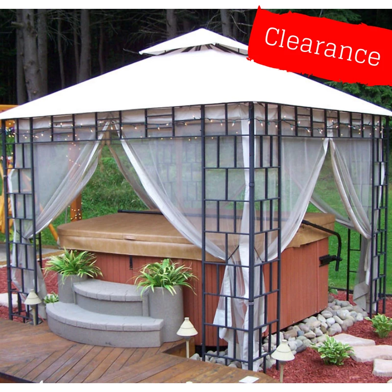 Gazebo Spare Parts Ltd Sale CLEARANCE - Universal Mosquito Net (Mesh) Side Panel Set For 2.5m Or 3m Patio Gazebo - Set Of 4 3 Gazebo Spare Parts Ltd Sale CLEARANCE - Universal Mosquito Net (Mesh) Side Panel Set For 2.5m Or 3m Patio Gazebo - Set Of 4