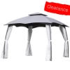 Gazebo Spare Parts Ltd CLEARANCE - Canopy For 3m X 3m Patio Gazebo - Two Tier