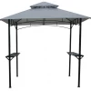 Gazebo Spare Parts Ltd Canopy For 2.5m X 1.5m Homebase BBQ Patio Gazebo - Two Tier Patio Gazebo Parts