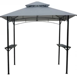 Gazebo Spare Parts Ltd Canopy For 2.5m X 1.5m Homebase BBQ Patio Gazebo - Two Tier Patio Gazebo Parts