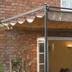 Gazebo Spare Parts Ltd Canopy For 3.3m X 3m Retractable Rowlinson St Tropez Patio Gazebo - Wall Mounted Patio Gazebo Parts