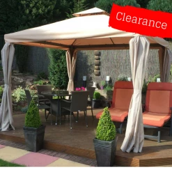 Gazebo Spare Parts Ltd CLEARANCE - Canopy For 3m X 3m Patio Gazebo - Two Tier Sale