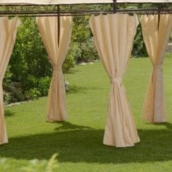 Gazebo Spare Parts Ltd Side Panel Set For 4m Hexagonal/Round Patio Gazebo - Set Of 6 - Universal