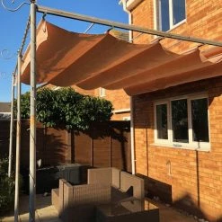 Gazebo Spare Parts Ltd Canopy For 3.3m X 3m Retractable Rowlinson St Tropez Patio Gazebo - Wall Mounted Patio Gazebo Parts