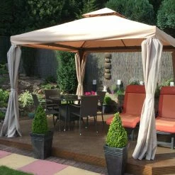 Gazebo Spare Parts Ltd Patio Gazebo Parts Canopy For 3m X 3m Patio Gazebo - Two Tier