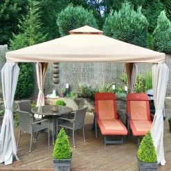 Gazebo Spare Parts Ltd Patio Gazebo Parts Canopy For 3m X 3m Patio Gazebo - Two Tier